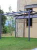 Cenador Exterior Enrejado para Uvas Aleación de Aluminio Jardín Patio Enrejado para Plantas Trepadoras Toldo de Aluminio Carpa Exterior Impermeable