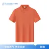 Camisa tipo polo de alta gama de algodón y seda para el personal de ventas de la tienda 4S Lantu, Camiseta de manga corta con estampado de logotipo