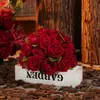 Kit de Rosa Artificial para el Día de San Valentín, Floral Pr para Pasillo de Boda