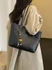 Bolso Tote Tejido Nuevo 2026 para Mujer, Bolso de Hombro de Gran Capacidad, Bolso de Mano Versátil para el Trabajo, Bolso Coreano con Bloques de Color para Mujer