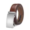 Cinturón Nuevo Cinturón de Hombre Hebilla Automática Casual de Negocios Cinturón para Pantalones de Hombre Cinturón de Piel de Vaca Se Puede Pedir con Logo