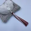 Recuerdos de Xiangfei Tuan Hua Cuentas Hebilla de Seguridad Borla 15cm Oreja Zi Estilo Antiguo Hanfu Cheongsam Solapa de Presión Guirnaldas Accesorios de Ropa