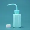 [Personalizado] Codo para Lavar Botellas de Plástico, Botella para Enjuagar, Botella de Boca Curva, Botella para Regar Suculentas, Botella Exprimidora, Botella para Limpiar Pestañas