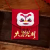 Bolsa Envelope Vermelho Ano do Cavalo 2026 Paz e Alegria Tecido Novo Criativo Som Envelope Vermelho Tendência Nacional Bolsa da Sorte Alça Bolsa de Presente de Ano Novo