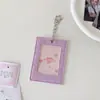Hisocute Estilo Coreano Colección de Portatarjetas de 3 pulgadas, Almacenamiento de Fotos de Celebridades y Colgador de Exhibición con Cubierta Protectora, Múltiples Estilos Disponibles