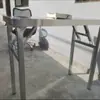 Mesa Dobrável de Aço Inoxidável Mesa Operacional Portátil Bancada de Embalagem Barraca de Feira Noturna ao Ar Livre Mesa Elevada para Churrasco Mesa