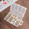 KM 830 caja de medicinas empaque conveniente caja de medicinas portátil caja de elementos de ferretería caja de pendientes caja de almacenamiento de pendientes caja de anzuelos de pesca