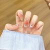 [Toma real original] colección de manicura de uñas postizas hechas a mano, parche de pegamento sólido, parche para uñas postizas