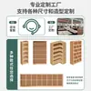 Estantería de esquina de madera maciza, estante de almacenamiento de pie, armario estrecho de madera de pino, armario de almacenamiento para niños para uso doméstico, estantería simple para la sala de estar