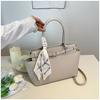 Bolso Tote Estilo Comercio Exterior 2025 Nueva Moda Transfronteriza Simple Casual Color Sólido Gran Capacidad Bolso Bandolera de Moda