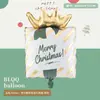 Nueva Serie de Decoración para Fiesta Navideña Mini Muñeco de Nieve, Anciano, Reno, Árbol de Navidad Globos de Papel de Aluminio Serie Navideña