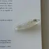 Pinza para el pelo ovalada con purpurina fina de color caramelo coreana, pinza de pico de pato, resorte y verano, dulce, versátil, para flequillo, lateral, horquilla, accesorios para el cabello