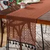 Bandeira de Mesa Tricotada de Luxo Leve Americana Transfronteiriça Moderna Simples Tecida à Mão Pano de Cobertura Americano Pano de Cobertura para Mesa de Centro Toalha de Mesa Atacado