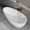 Bañera para el Hogar Acrílica de una Pieza Sin Juntas Forma de Huevo de Ganso Apartamento Pequeño B&B Independiente Hotel Celebridad de Internet Bañera Acrílica