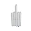 Elemento de filtro de dobramento microporoso de membrana PP Filtro de segurança hidrofílico de tetrafluoretileno PTFE0.22um Elemento de filtro dobrável PP