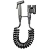 Pistola rociadora de descarga para acompañante de inodoro con una entrada y dos salidas, llave de ángulo para grifo, dispositivo de limpieza presurizada para inodoro de baño