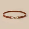 Cinto Decorativo Feminino para Vestidos, Casacos, Suéteres, Conjuntos, Cinto Fino Versátil Simples e Estiloso para Mulheres