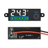 Luz indicadora LED de voltaje y potencia DC7-55V, placa de visualización de potencia para batería de ácido/batería de litio
