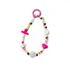 Lanyard para Teléfono con Cuentas Hecho a Mano de Verano Dopamina Transfronterizo, Lanyard de Bolsa Colorido, Cadena de Teléfono Acrílica