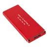 Caja para Disco Duro Móvil Ngff M2 SSD de Estado Sólido Caja para Disco Duro Móvil USB 3.0 Caja para Disco Duro Móvil M.2 de Alto Brillo