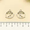 Mezcla 10 Series de Gatos Aleación de Plata de Tíbet Accesorios de Animales Colgante de Gato Lunar Pulsera DIY Llavero Colgante de Joyería