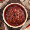 Pasta de Feijão Pidu Autêntica Pasta de Feijão com Óleo Vermelho Barril de 2,5kg Cozinha Sichuan Catering Condimento Condimento Doméstico Atacado