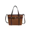 Moda 2026 início do outono nova bolsa balde versátil com retalhos texturizados, bolsa transversal texturizada de grande capacidade moderna para mulheres