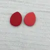 Atacado mini esponja de ar para polegar uso úmido e seco dupla face sem pó corretivo facial mini gota d'água esponja para ponta do dedo