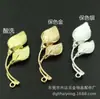 Acessórios de jóias de cobre fundido DIY pingente de cobre fundido Calla Lily pingente de cobre de alta qualidade acessórios de estilo coreano antigo