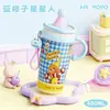 Nueva Taza Térmica de Gran Capacidad Acero Inoxidable 316 Aspecto de Alta Calidad Taza de Agua para Mujer, Estudiante Portátil para Exteriores Taza con Popote