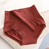 Fábrica de origen ropa interior femenina sin costuras de cintura alta pantalones para abdomen encaje talla grande transpirable alta elasticidad cadera bragas para mujer