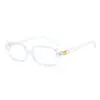 Gafas de montura cuadrada negra para influencers Montura simple de alta gama para hombres y mujeres Esenciales para ir al trabajo con look natural Montura anti luz azul