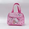 Bolsa para Fiambrera Linda de Gran Capacidad Estilo Japonés Bolsa Portátil para Almuerzo del Trabajo Bolsa para Fiambrera Portátil de Papel de Aluminio de Alto Valor