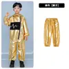 Roupas de Performance Tecnológicas para Crianças no Dia de Ano Novo Roupas de Performance Hip-Hop Robô Ai Traje de Astronauta para Alunos do Ensino Fundamental