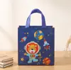 Bolsa de regalo de crecimiento infantil más vendida transfronteriza, bolsa de mano de tela no tejida con estampado de dibujos animados, bolsa para dulces de Halloween