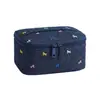 Bolsa de Maquiagem Cosmética Personalizada Estilo Retrô Doce e Descolada de Alto Valor com Bordado de Pônei Colorido, Bolsa Portátil para Armazenamento de Maquiagem para Saídas