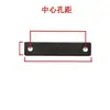 Clip de resorte de acero al manganeso para tazón vibratorio Base redonda para tazón vibratorio Máquina alimentadora lineal Accesorios de control de vibración rectos Clip de resorte de placa de acero