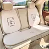 Cojín para asiento de coche Rain Azul, felpa de invierno, diseño de oso lindo, funda para asiento de coche para otoño e invierno, almohadilla cálida y cómoda para asiento de coche