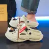 Tamancos Masculinos de Verão Sem Cadarço com Biqueira Fechada, Sandálias Casuais de Escritório para Adolescentes