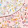 Miçangas de Flor Pequena em Acrílico, Miçangas Douradas, Colar DIY Feito à Mão, Pulseira, Brincos, Materiais e Acessórios para Joias