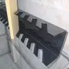 Estanterías de Exhibición Personalizadas para Toda la Casa, Estantes de Bloques de Color Diagonales, Ranuras para Tarjetas de Placa de Color Acrílico, Exhibición de Muestras de Azulejos de Piedra y Madera