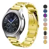 Aplicável à pulseira de relógio inteligente Samsung GearS2/S3 Classic de três elos em aço inoxidável