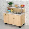 Mesa Integrada para Cortar Fruta con Lavado, Corte y Caja Registradora, Mesa para Lavado de Fruta, Caja Registradora para Frutería, Mesa de Operación Integrada para Lavado y Corte de Supermercado
