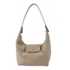 Bolso de Gamuza de Lujo tipo Dumpling para Mujer 2026 Nueva Moda para el Trabajo y el Viaje Diario Gran Capacidad Bolso de Hombro Único Cruzado