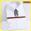 Camisa de Fibra de Bambú para Mujer, Ropa Profesional de Negocios, Sin Planchar, Botones Ocultos, Ligeramente Elástica, Camisa de Manga Larga, Venta al por Mayor de Fábrica