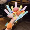 Muñeco de Peluche de Dibujos Animados para Niños Pulseras de Pareja Decoraciones Creativas Accesorios para el Cabello de Vacaciones Pequeños Regalos de Boda