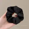 Ligas para el cabello estilo coreano, ligeras, con estampado de leopardo, elásticos para el cabello retro extragrandes, bandas elásticas para el cabello muy elásticas, scrunchies de moda para mujer