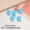 Pulsera de cuentas azul hecha a mano accesorios de joyería cadena de teléfono móvil hecha a mano DIY colgante lindo creativo todo-partido