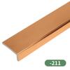 Listón Decorativo de Techo para Sala de Estar Estilo Chino Línea Sunline en forma de 7 Borde de Techo Secundario Línea L Canto Canto de Borde Color Madera