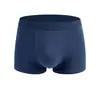 Ropa Interior Personalizada de Algodón Puro para Hombre, Cómodos, Holgados y Transpirables, Calzoncillos tipo bóxer de Color Sólido, Cintura Media, Ropa Interior al por Mayor Transfronteriza para Hombre